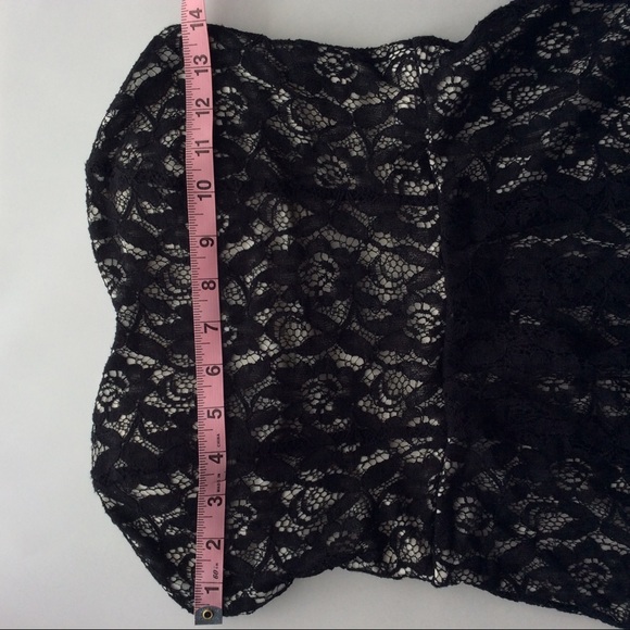 Olsenboye strapless black lace dress. Size S. NWT - Picture 6 of 7
